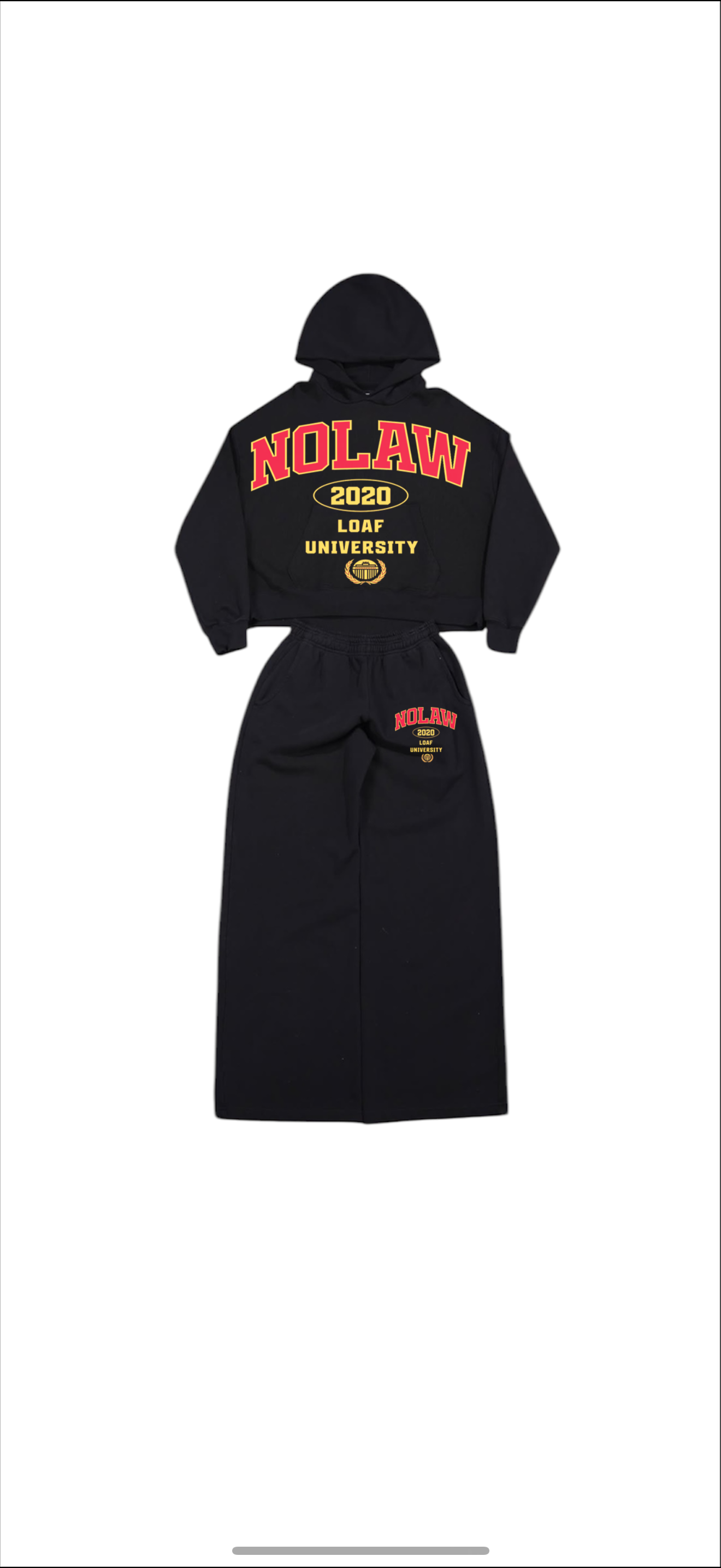 LOAF UNIVERSITY HOODIE SET